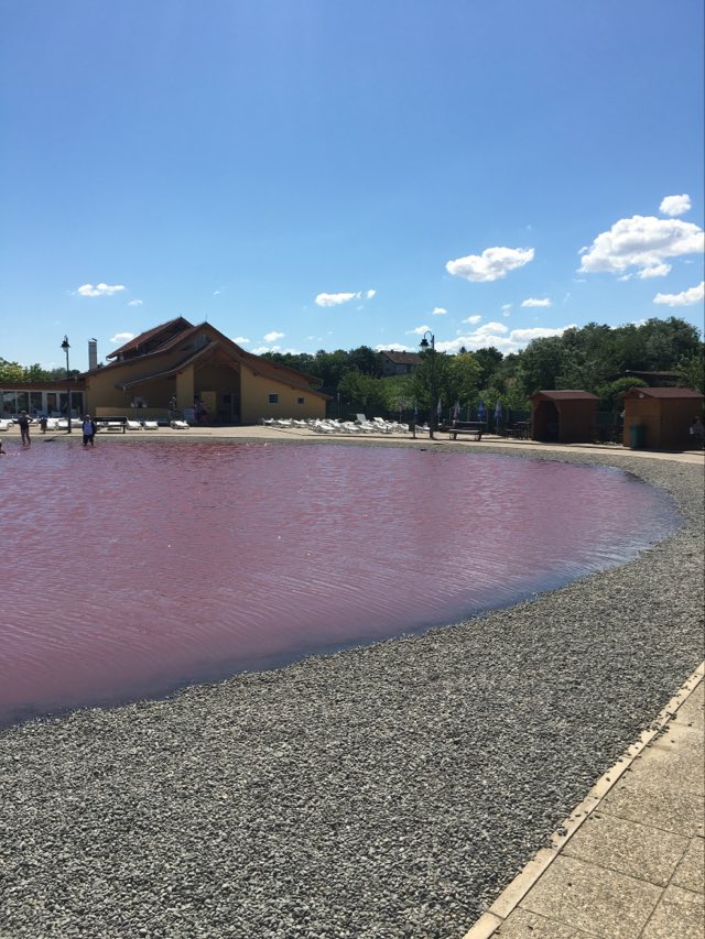 Termalna banja Pacir - jezero roze boje